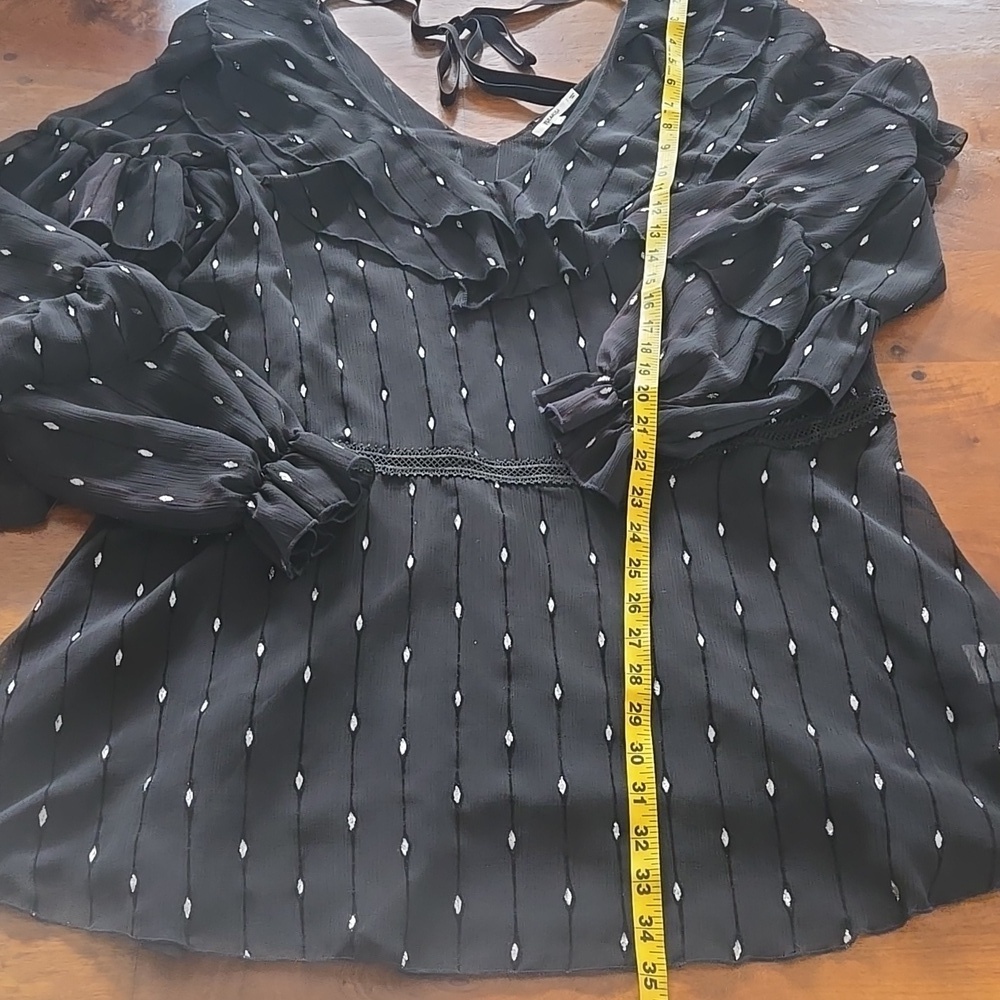 Revolve Tularosa Jeannie Mini Dress In Black And Silver Size Medium - Picture 12 of 13